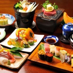 різні страви японської кухні
