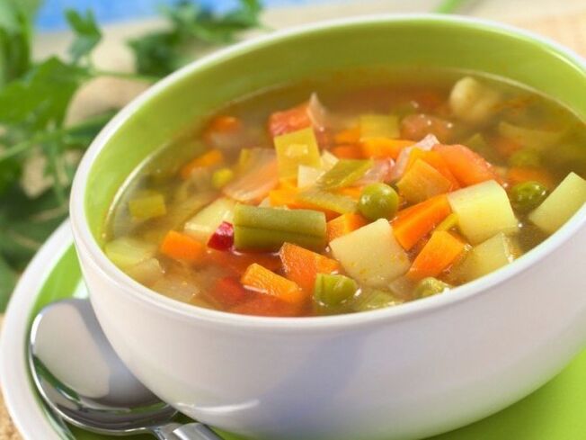 жиросжигающий суп з овочів