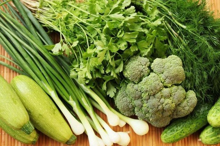 овочі та зелень для гіпоалергенної дієти