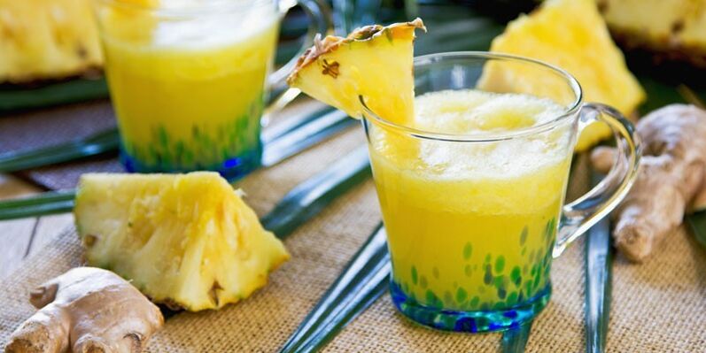 ананасовий коктейль для схуднення